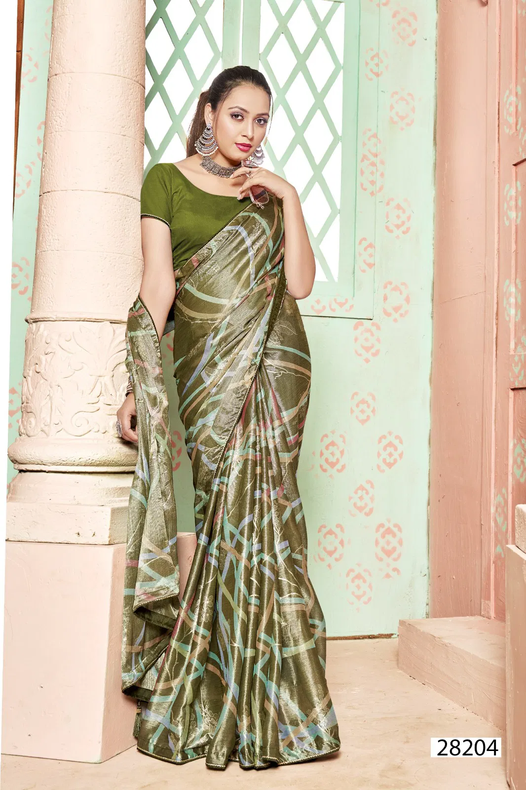 Takshita 3 By Vallabhi Brasso Printed Wholesale Sarees Suppliers In Mumbai